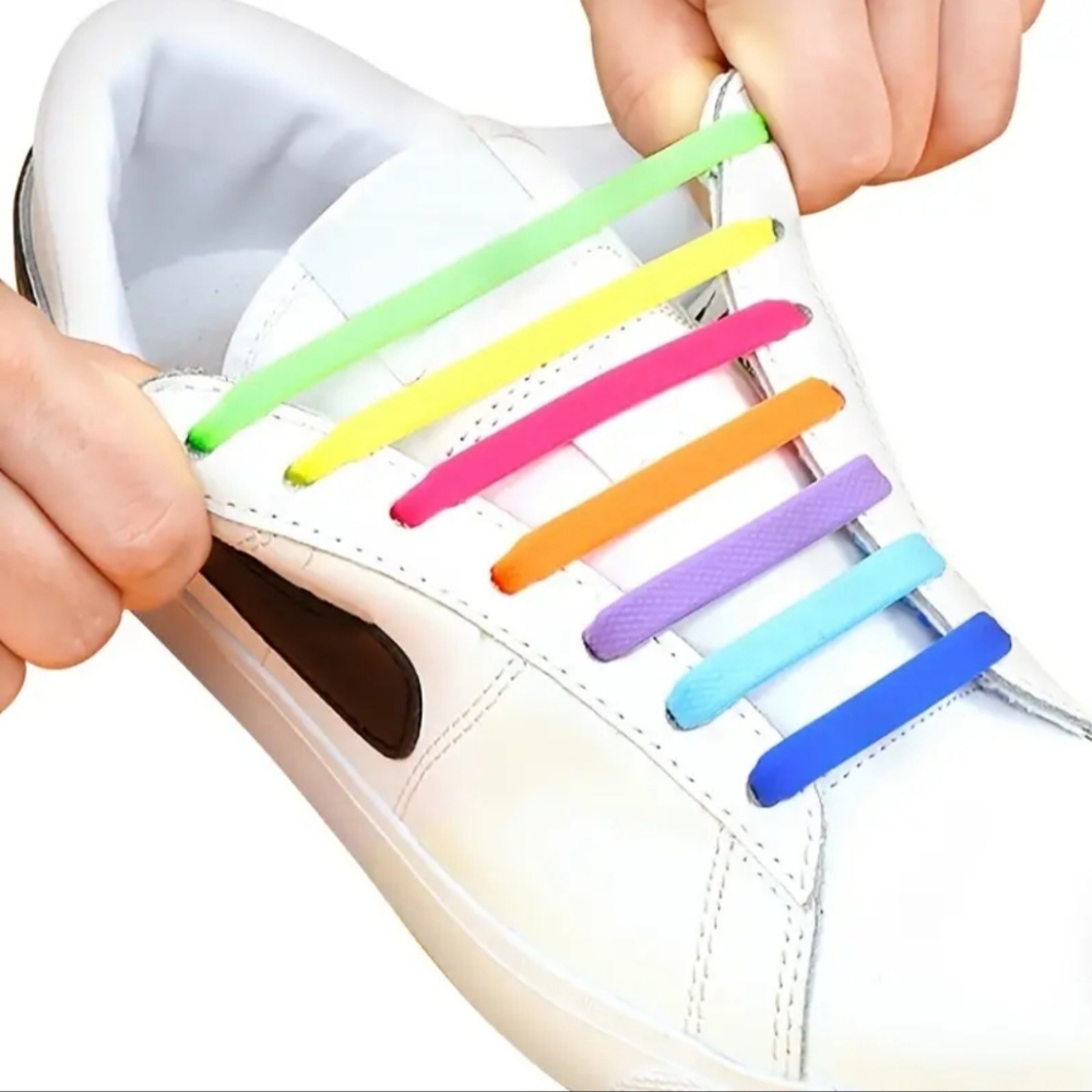1 Pack Creative No-Tie Shoelaces - Lazy Man's Dream Come True